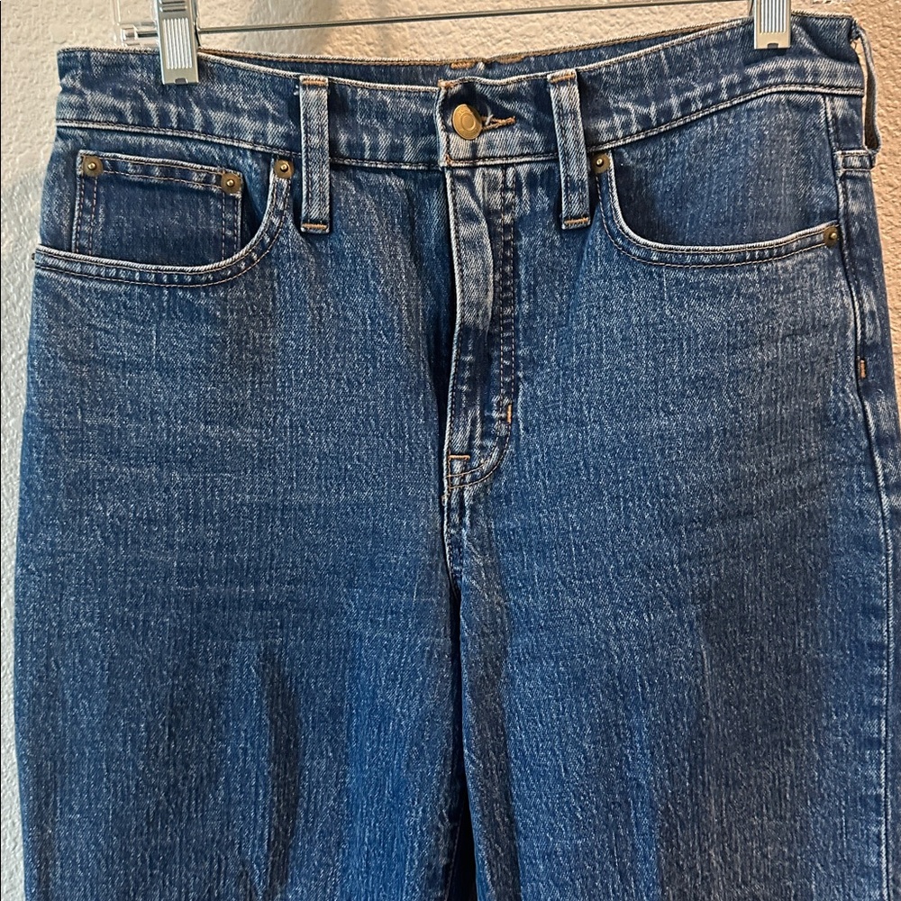 J.Crew Slim Wide leg, Classic Blue Jeans. Size 27